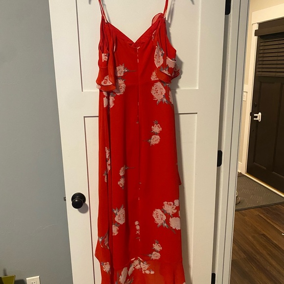 Lulus off shoulder spaghetti strap dress XL - Picture 3 of 4